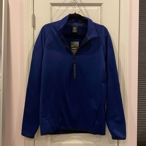 Nike Therma Dri-Fit Blue Shirt, Sz S